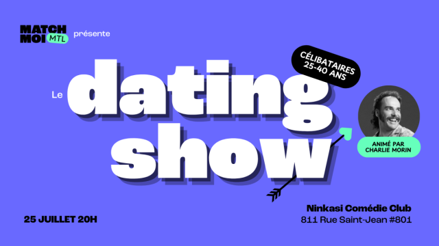 Dating show avec Charlie Morin | Ninkasi Comédie Club