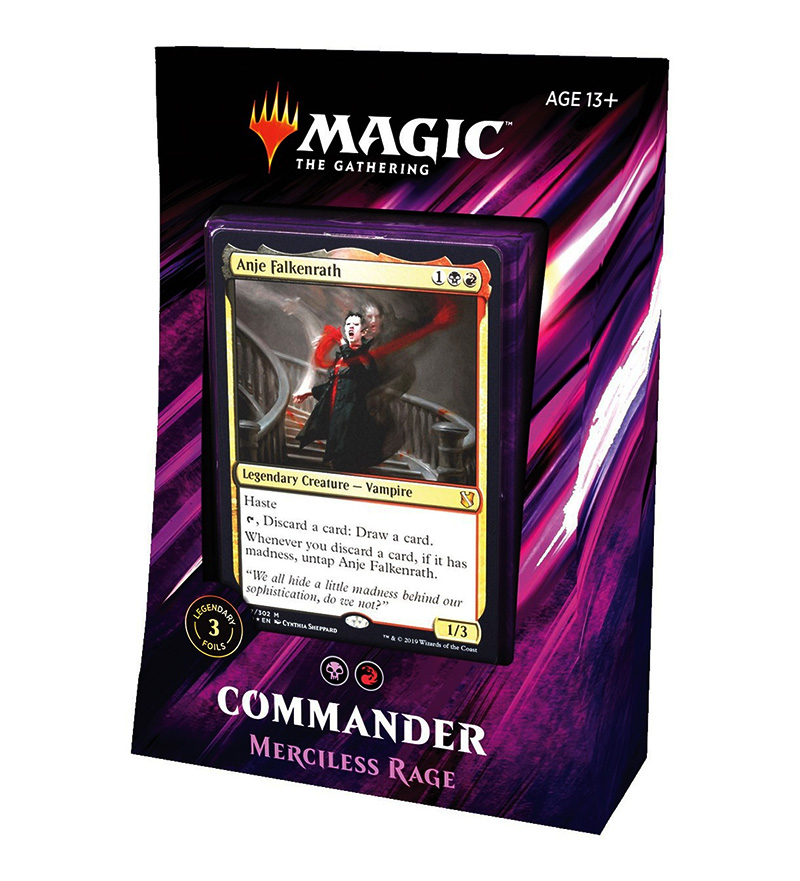 MAGIC-THE-GATHERING-MERCILESS-RAGE-COMMANDER-DECK-ENGLISH-COMMANDER-2019__0630509892624