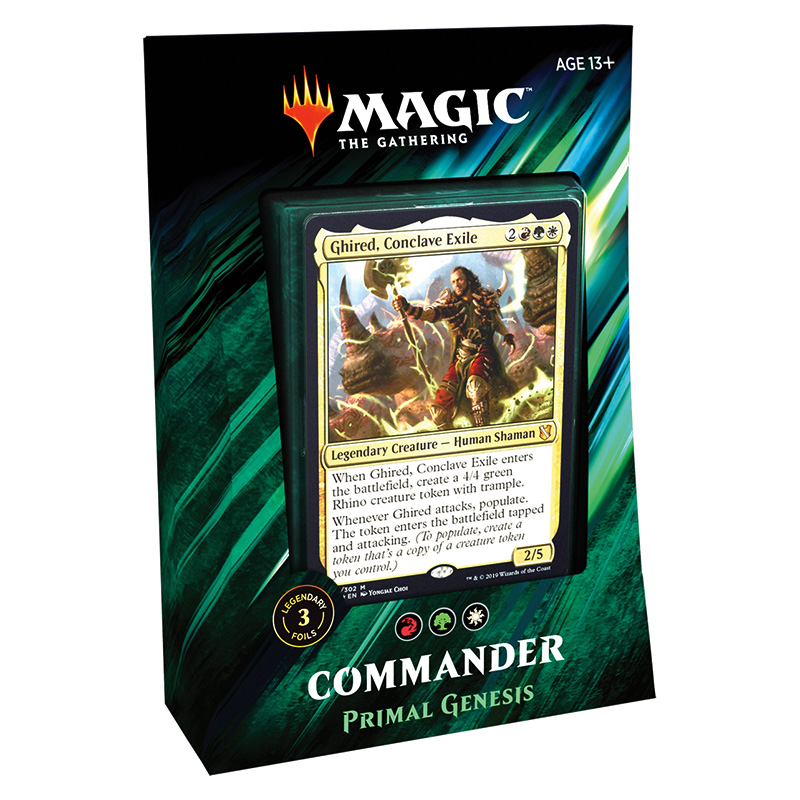 MAGIC-THE-GATHERING-PRIMAL-GENESIS-COMMANDER-DECK-ENGLISH-COMMANDER-2019__0630509892495