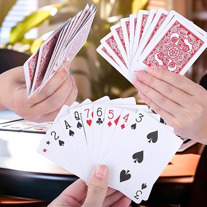 paquet de cartes rouge